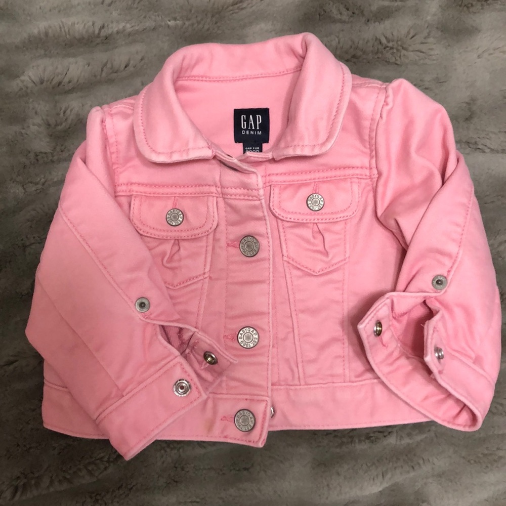 Pink Jean Jacket by Baby Gap